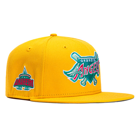 New Era 59Fifty Los Angeles Angels 1997 Patch Alternate Hat - Gold, Teal, Magenta