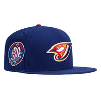 New Era 59Fifty Toronto Blue Jays 30th Anniversary Patch Hat - Royal, Red, Metallic Gold