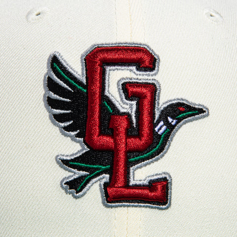 New Era 59Fifty Great Lakes Loons Midwest League Patch Hat - White, Green