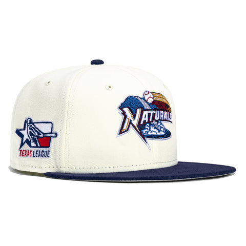 New Era 59Fifty Northwest Arkansas Naturals Texas League Patch Hat - White, Light Navy