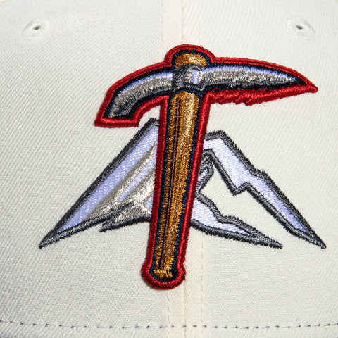 New Era 59Fifty Tacoma Rainiers Pacific Coast League Patch Hat - White, Navy