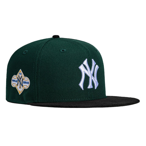 New Era 59Fifty Cord Visor New York Yankees 1958 World Series Patch Hat - Green, Black