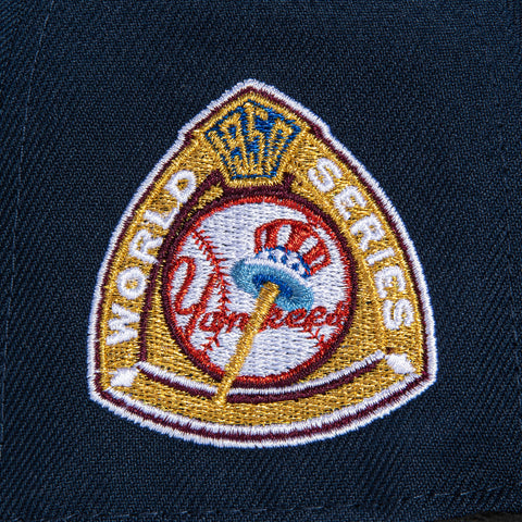 New Era 59Fifty Cord Visor New York Yankees 1950 World Series Patch Hat - Navy, Black
