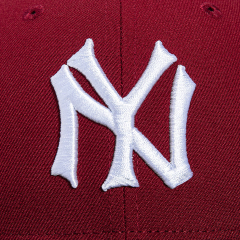 New Era 59Fifty Cord Visor New York Yankees 1941 World Series Patch Hat - Cardinal, Black
