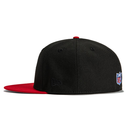New Era 59Fifty Tampa Bay Buccaneers 40th Anniversary Patch Ship Hat - Black, Red