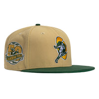 New Era 59Fifty Green Bay Packers 50th Anniversary Stadium Patch 1968 Hat - Tan, Green