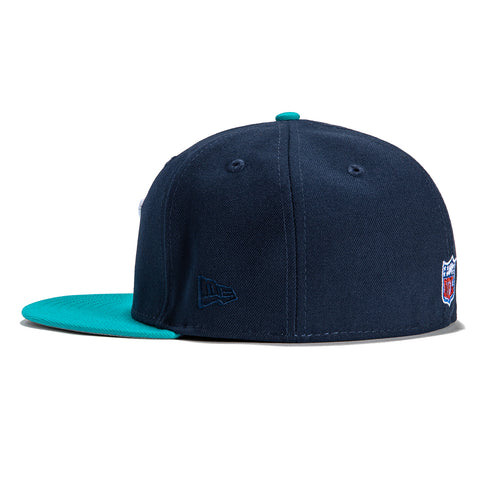 New Era 59Fifty Miami Dolphins 50th Anniversary Patch Hat - Navy, Teal