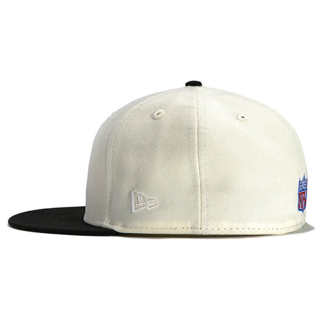 New Era 59Fifty New Orleans Saints Logo Patch Hat - White, Black
