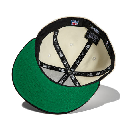 New Era 59Fifty New Orleans Saints Logo Patch Hat - White, Black