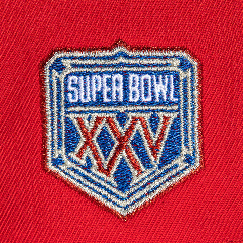 New Era 59Fifty Buffalo Bills 1991 Super Bowl Patch Hat - Red