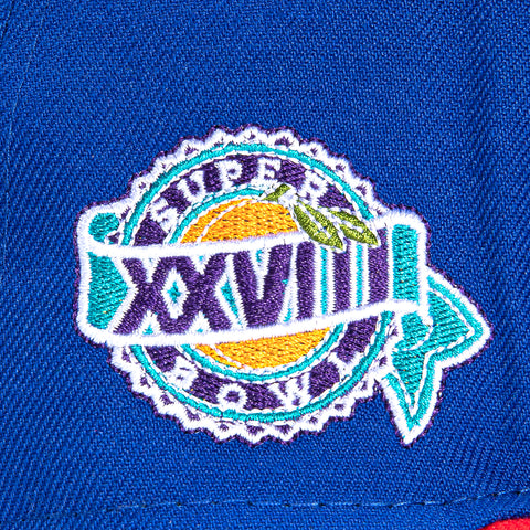 New Era 59Fifty Buffalo Bills 1994 Super Bowl Patch Hat - Royal, Red