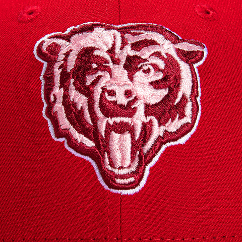 New Era 59Fifty Sweethearts Chicago Bears 1986 Super Bowl Patch Hat - Red
