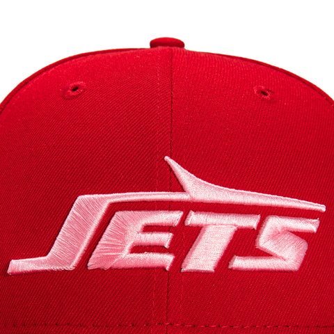 New Era 59Fifty Sweethearts New York Jets 1969 Super Bowl Patch Hat - Red