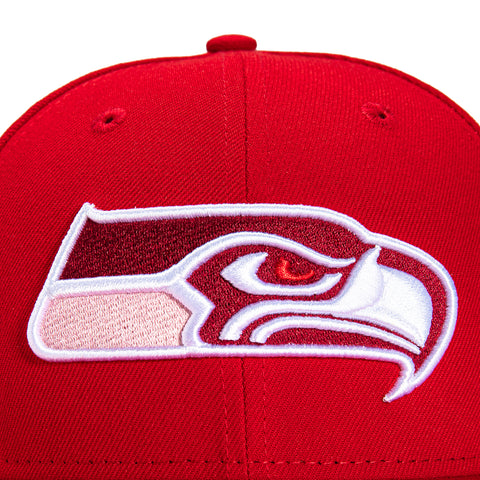New Era 59Fifty Sweethearts Seattle Seahawks 2014 Super Bowl Patch Hat - Red
