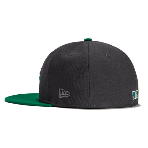 New Era 59Fifty Minnesota Twins 2010 Inaugural Patch Hat - Graphite, Kelly Green