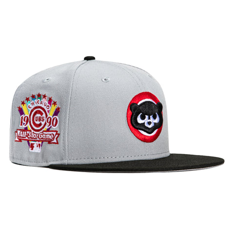 New Era 59Fifty Chicago Cubs 1990 All Star Game Patch Hat - Grey
