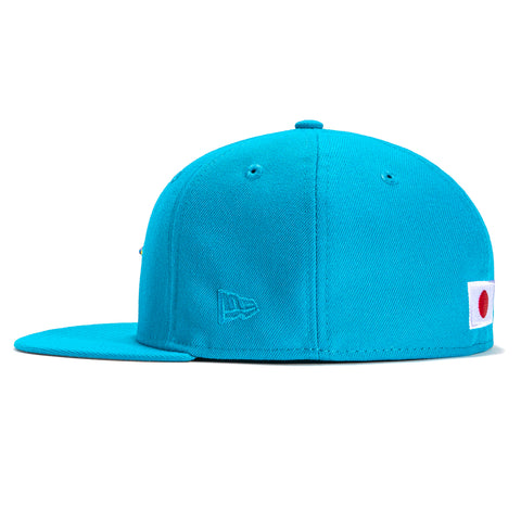 New Era 59Fifty Seattle Mariners 2001 All Star Game Patch Alternate Hat - Neon Blue, Purple, Yellow