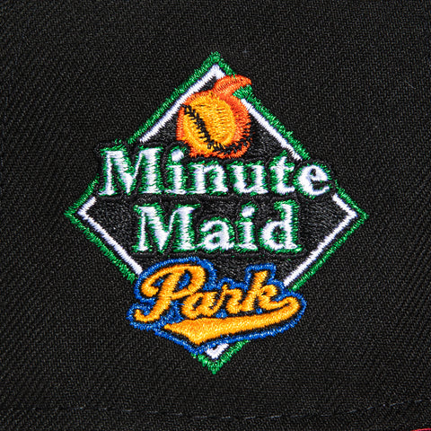New Era 59Fifty Houston Astros Minute Maid Park Patch Word Hat - Black, Brick