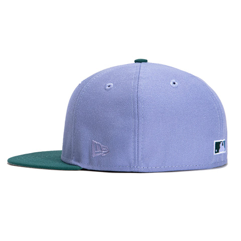 New Era 59Fifty Colorado Rockies Inaugural Patch Logo Hat - Lavender, Green