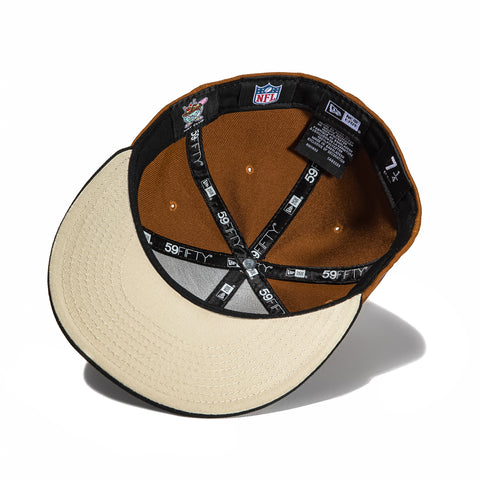 New Era 59Fifty Ice Cream New England Patriots 2002 Super Bowl Patch Hat - Brown, Black
