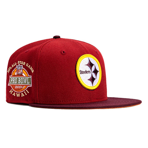 New Era 59Fifty Campbell's® Chunky® Pittsburgh Steelers 2006 Pro Bowl Patch Hat - Brick, Maroon