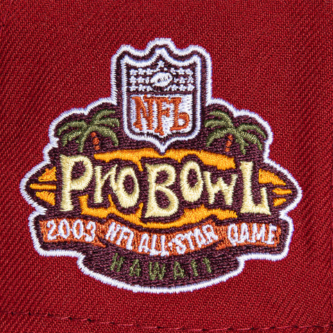 New Era 59Fifty Campbell's® Chunky® New York Giants 2003 Pro Bowl Patch Hat - Brick, Maroon