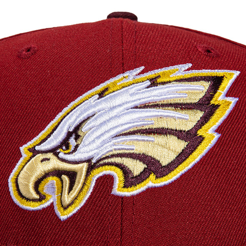 New Era 59Fifty Campbell's® Chunky® Philadelphia Eagles 2001 Pro Bowl Patch Hat - Brick, Maroon