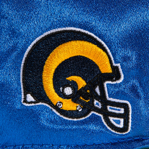 New Era 59Fifty Satin Stitch Los Angeles Rams Logo Patch Word Hat - Royal, Gold