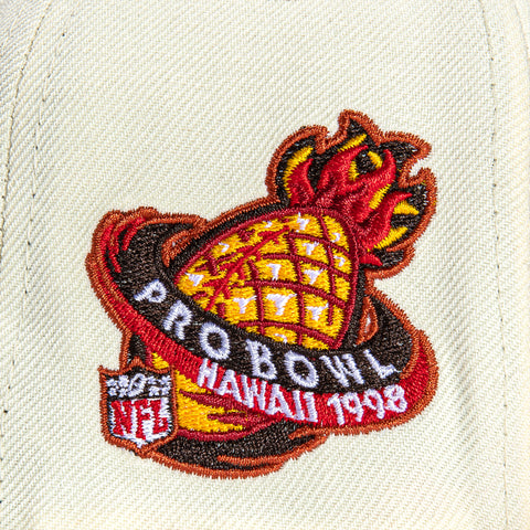New Era 59Fifty Ice Cream Arizona Cardinals 1998 Pro Bowl Patch Hat - White, Orange