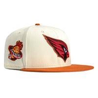 New Era 59Fifty Ice Cream Arizona Cardinals 1998 Pro Bowl Patch Hat - White, Orange