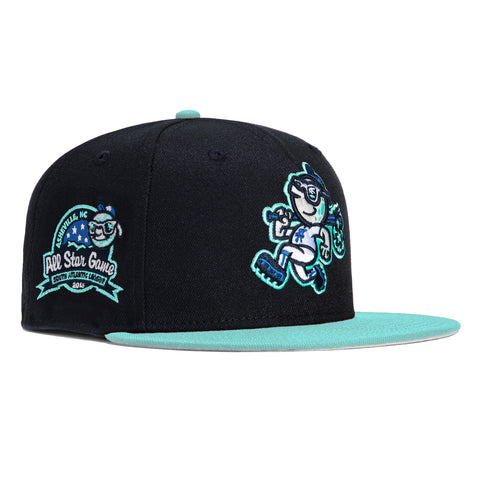 New Era 59Fifty Asheville Tourists 2015 All Star Game Patch Hat - Navy, Mint