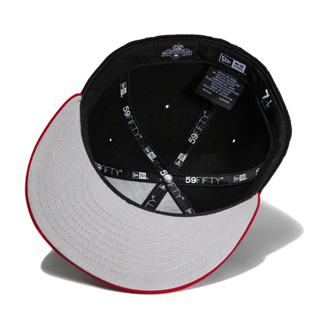 New Era 59Fifty Kannapolis Cannon Ballers Logo Patch Hat - Black, Red