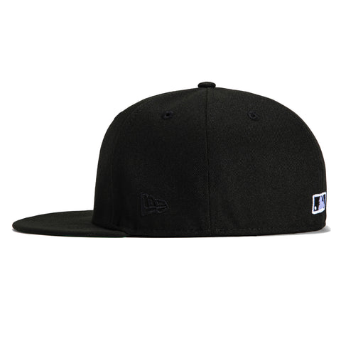New Era 59Fifty Los Angeles Dodgers 60th Anniversary Stadium Patch Hat - Black, Metallic Silver