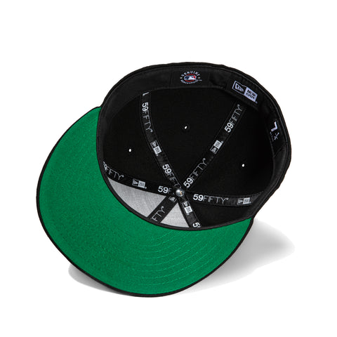 New Era 59Fifty Los Angeles Dodgers 60th Anniversary Stadium Patch Hat - Black, Metallic Silver