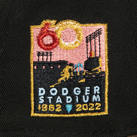 New Era 59Fifty Los Angeles Dodgers 60th Anniversary Stadium Patch Hat - Brown, Black