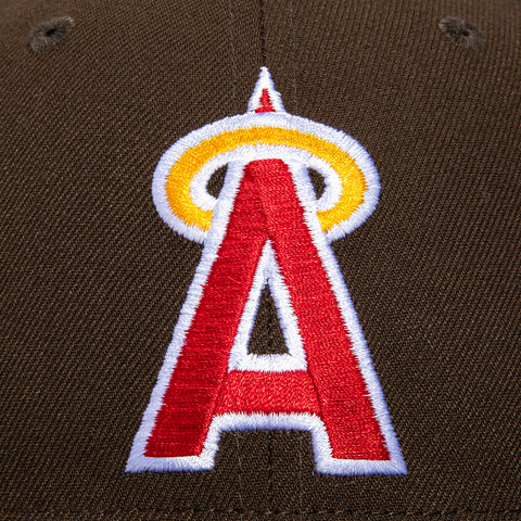 New Era 59Fifty Los Angeles Angels 1989 All Star Game Patch Hat - Brown