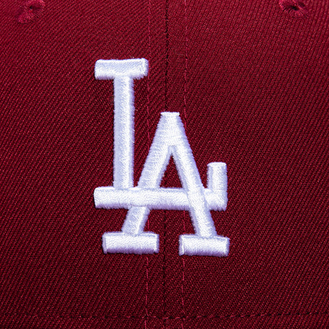 New Era 59Fifty Los Angeles Dodgers 1981 World Series Patch Hat - Cardinal, White