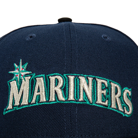 New Era 59Fifty Seattle Mariners 30th Anniversary Patch Word Hat - Navy, Black