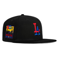 New Era 59Fifty Los Angeles Dodgers 60th Anniversary Stadium Patch Hat - Black, Royal, Red