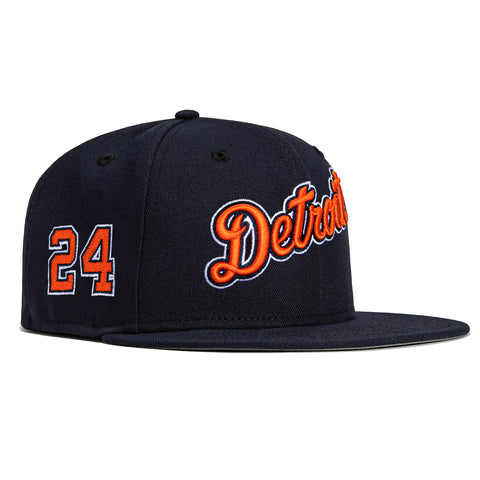 New Era 59Fifty Triple Crown Detroit Tigers 24 Patch Hat - Navy