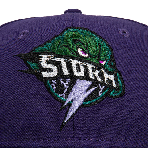 New Era 59Fifty Turf Monsters Lake Elsinore Storm 25 Seasons Patch Alternate Hat - Purple