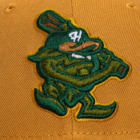 New Era 59Fifty Turf Monsters Hillsboro Hops 2017 All Star Game Patch Hat - Tan