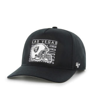 47 Brand Reflex Las Vegas Raiders Hitch Snapback Hat - Black