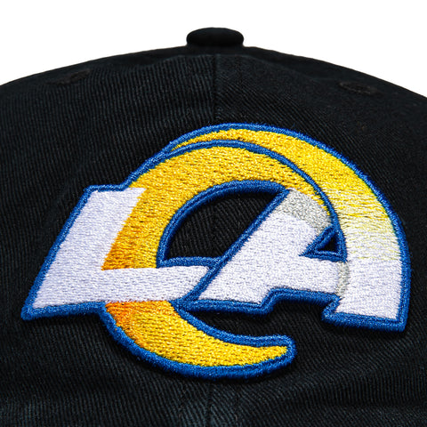 47 Brand Los Angeles Rams Cleanup OTC Adjustable Hat - Black