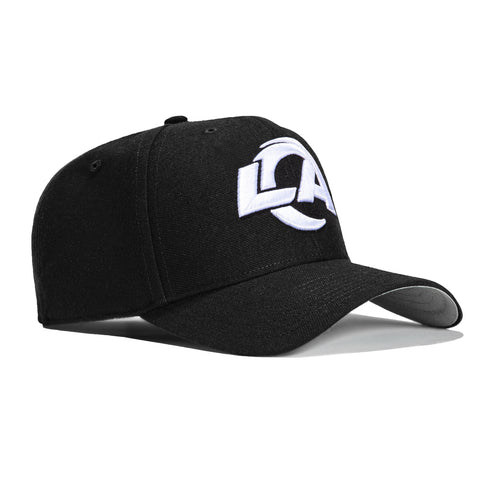 47 Brand Los Angeles Rams MVP Adjustable Velcro Hat - Black, White