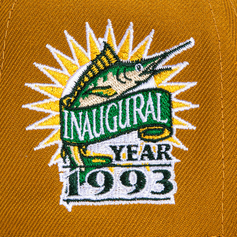 New Era 59Fifty Hummus Miami Marlins 1993 Inaugural Patch Hat - Khaki