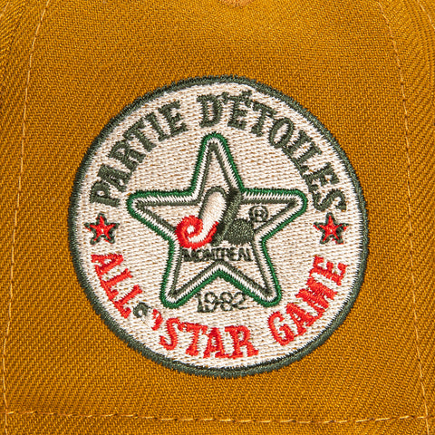 New Era 59Fifty Hummus Montreal Expos 1982 All Star Game Patch Hat - Khaki, Green