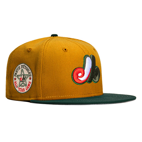 New Era 59Fifty Hummus Montreal Expos 1982 All Star Game Patch Hat - Khaki, Green