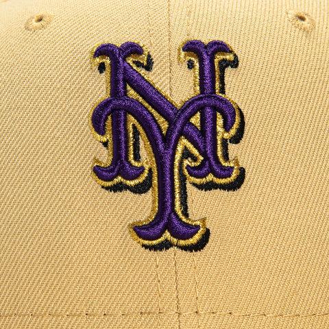 New Era 59Fifty Moscato New York Mets 1986 World Series Patch Hat - Tan