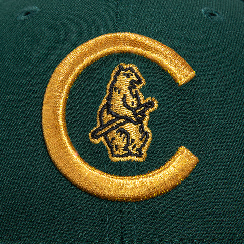 New Era 59Fifty Chicago Cubs 1908 World Series Patch Hat - Green, Black
